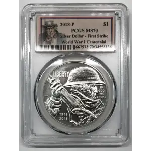 2018-P $1 WWI Centennial First Strike