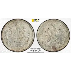 MEXICO Silver 50 CENTAVOS (2)