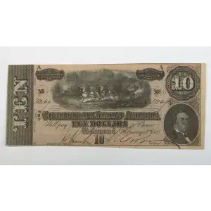 $10   Issues of the Confederate States of America CS-68 (2)