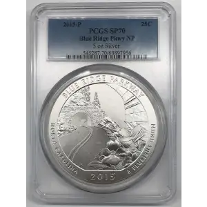2015-P 25C Blue Ridge Pkwy NP 5 oz Silver (2)