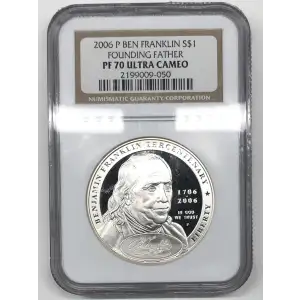 2006 BENJAMIN FRANKLIN FOUNDING FATHER ULTRA CAMEO