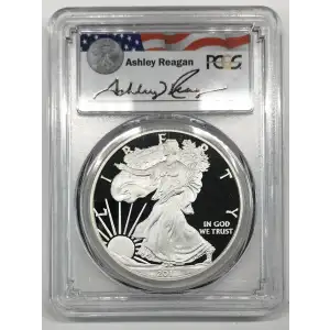 2011-W $1 Silver Eagle Ashley Reagan, DCAM