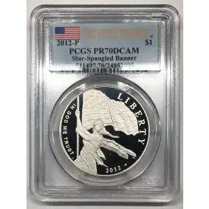 2012-P $1 Star-Spangled Banner First Strike, DCAM