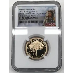2023 S Maria Tallchief - FDI 10-Coin Clad Proof Set Official US Mint Set ULTRA CAMEO