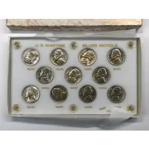 Nickel Five Cent Pieces-Jefferson
