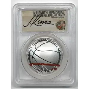 2020-P $1 Basketball Hall of Fame 1st Official Colorized U.S. Coins FDI Justin Kunz Justin Kunz, DCAM (3)