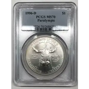 1996-D $1 Paralympic