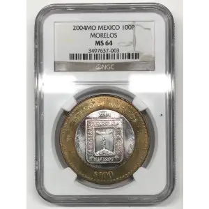 2004Mo BiMet Morelos Al-Ae Ring Federation 180th Anniv.