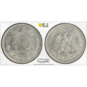 MEXICO Silver 50 CENTAVOS (2)