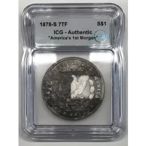 1878 S Morgan Silver Dollar ICG 