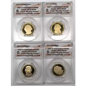 Dollars---Presidential 2007-2016, 2020 -Brass- 1 Dollar