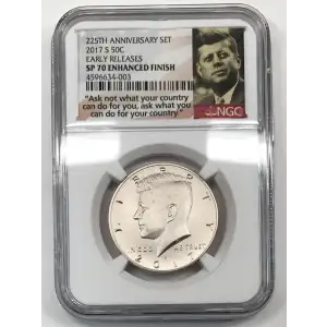 2017 EARLY RELEASES 225TH ANNIVERSARY SET ENHANCED FINISH