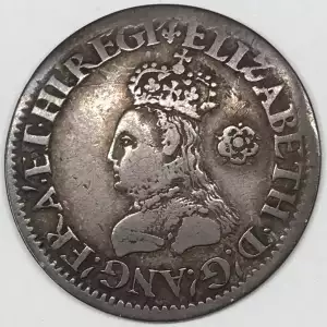 GREAT BRITAIN Milled Silver 6 PENCE (Elizabeth I, 1567-1658)