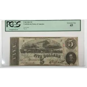 $5   Issues of the Confederate States of America CS-60
