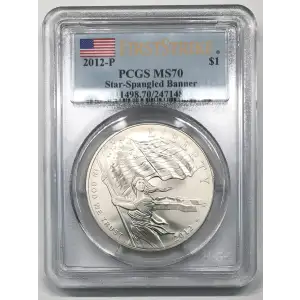 2012-P $1 Star-Spangled Banner First Strike