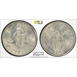 1907-S Peso