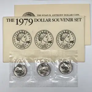 Dollars---Susan B. Anthony 1979-1999 -Copper-Nickel- 1 Dollar (2)
