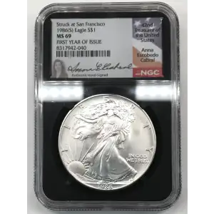 1986(S) Struck at SF Mint
