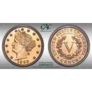 1892 5c (Proof)