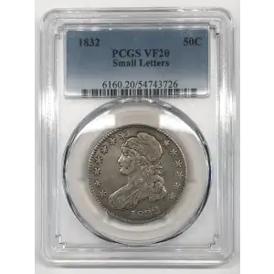 1832 50C Small Letters