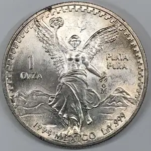 MEXICO Silver Libertad ONZA (Troy Ounce of Silver) 1982-present (generic, any KM#) (2)