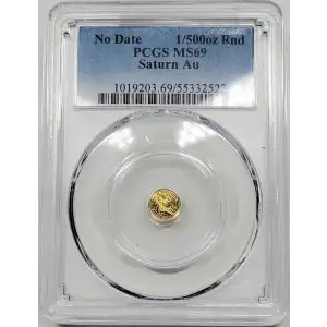 1/500 oz Gold (BAR/ROUND) (3)