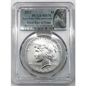 2021 $1 Peace Dollar 100th Anniversary First Day of Issue (3)
