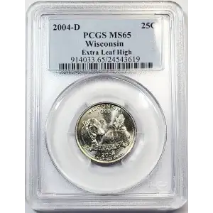 2004-D 25C Wisconsin Extra Leaf High (4)