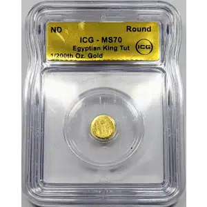 - 1/200 oz Gold ICG MS-70 Egyptian King Tut  generic (3)