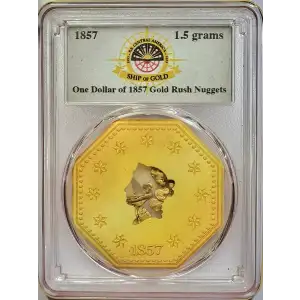 1857 1.5g Pinch of Gold S.S. Central America #2 (2)