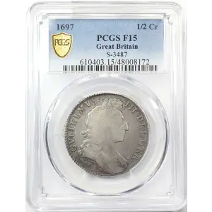 GREAT BRITAIN Silver 1/2 CROWN