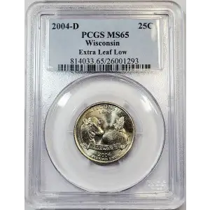 2004-D 25C Wisconsin Extra Leaf Low (4)