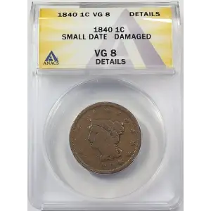 Large Cents - Braided Hair Cent (1839-1857)