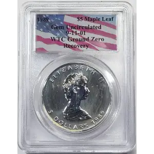Canada 1 oz Silver Maple Leaf $5 Coin (generic, any year, any type)