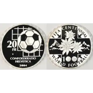 SWITZERLAND Silver 20 FRANCS