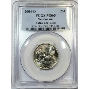 2004-D 25C Wisconsin Extra Leaf Low (4)