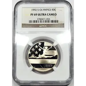 Modern Commemoratives --- XXV Olympiad 1992 -Copper-Nickel- 0.5 Dollar