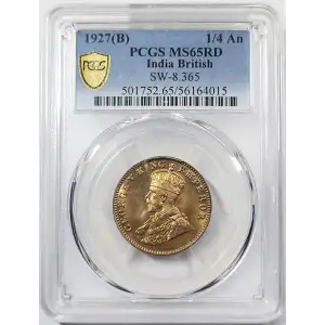 INDIA-BRITISH Bronze 1/4 ANNA