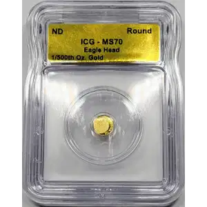 1/500 oz Gold ICG MS-70 Eagle Head generic (3)
