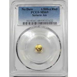 1/500 oz Gold (BAR/ROUND) (3)