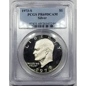 1973-S $1 Silver, DCAM (3)