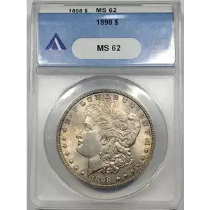 1898 Morgan Silver Dollar ANACS MS-62