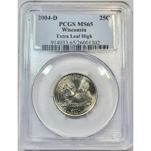 2004-D 25C Wisconsin Extra Leaf High (4)