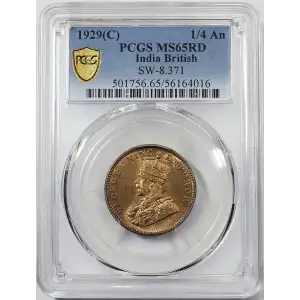 INDIA-BRITISH Bronze 1/4 ANNA