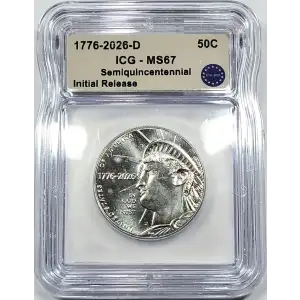 Semiquincentennial Half Dollar (2)