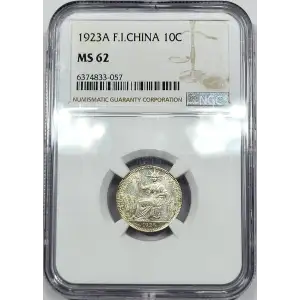 FRENCH INDO-CHINA Silver 10 CENTS