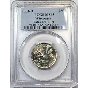 2004-D 25C Wisconsin Extra Leaf High (4)