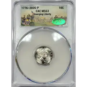 1776~2026-P Emerging Liberty 10c