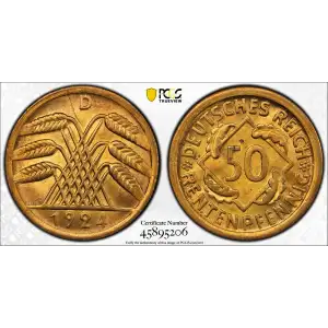 1924-D 50 Rtpfg J-310