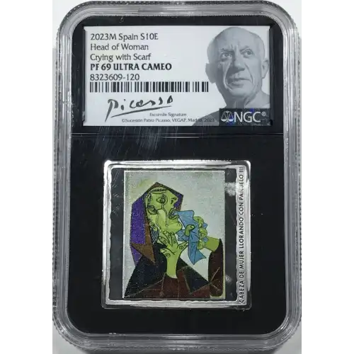 Spain 1 oz Silver 10 EURO (Picasso 1 oz)